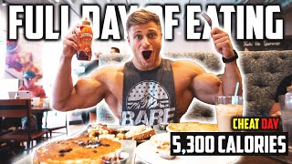 5,300 CAL FULL DAY OF CHEATING | 3rd Cheat Meal of the Week | Road to Natty Pro