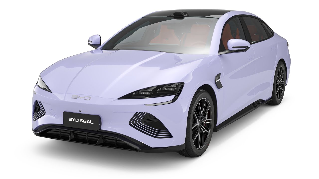 2025 BYD Seal With Interior 3D Model