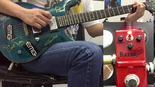 Video thumbnail for Nano Pedal Razor Heavey Metal Distortion Guitar Effect Pedal by chatreeo