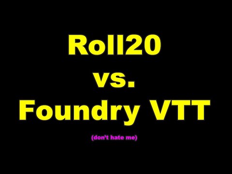 Roll20 v Foundry VTT: Final Comparison
