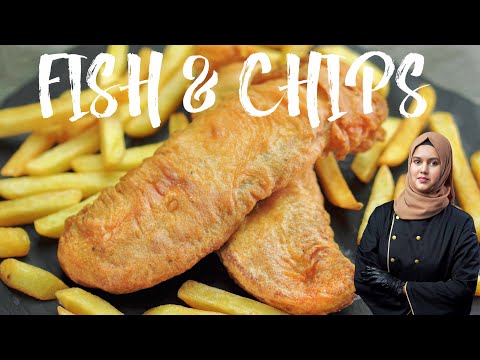 Fish And Chips Recipe | The British Crispy Fish And Chips | English Recipe