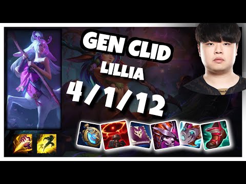 Lillia vs Graves GEN Clid JUNGLE (4/1/12) - v11.5