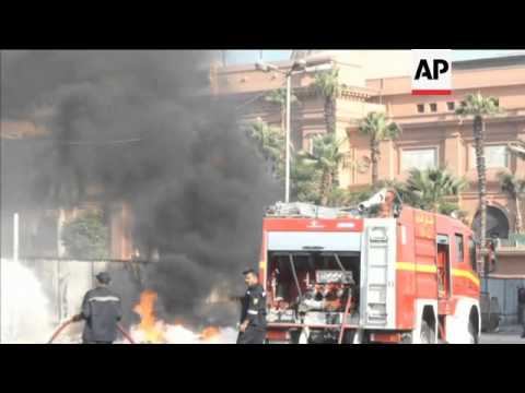 Authorities clear Tahrir Square after protests against controversial film