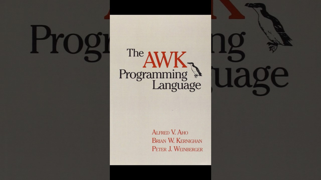 Best Books To Learn Awk