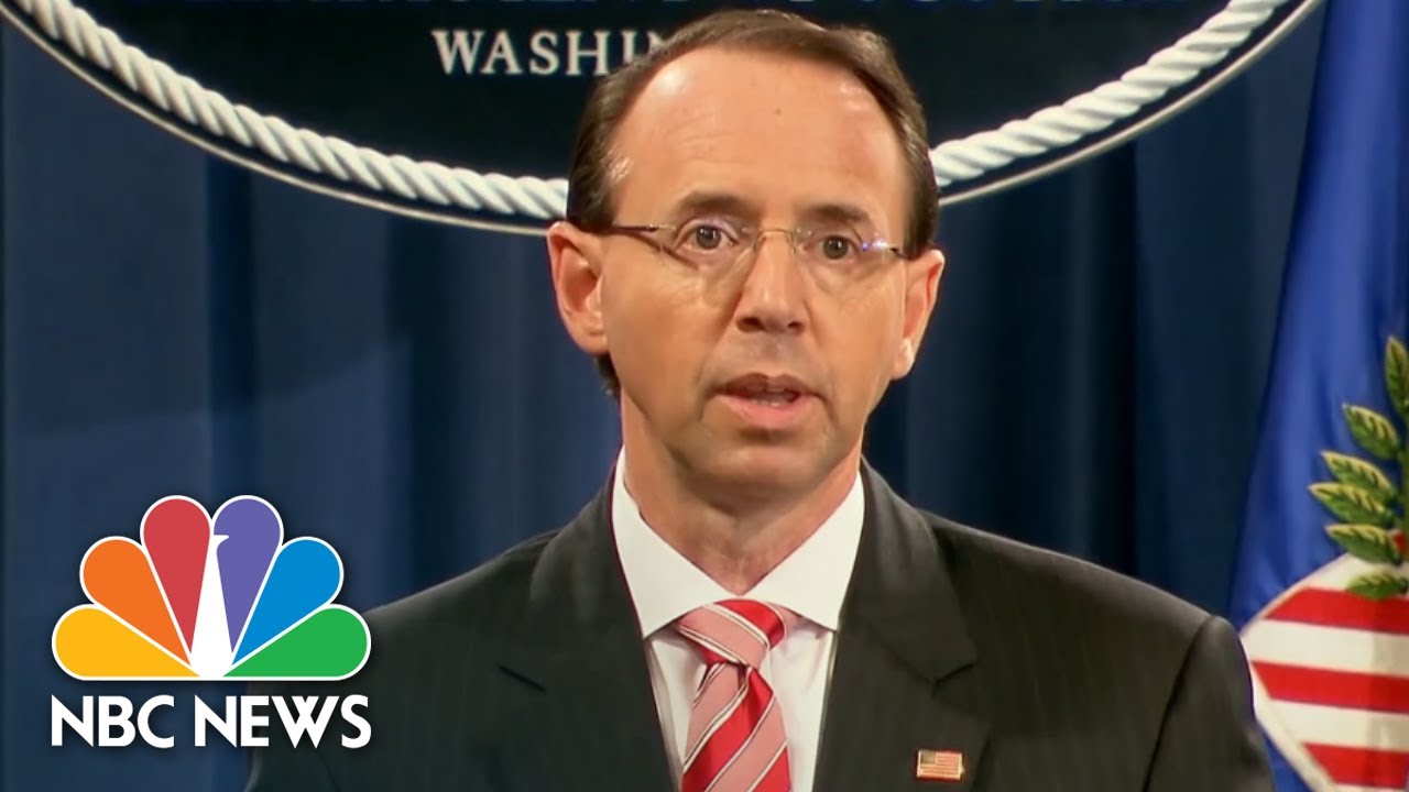 Rod Rosenstein Details The Extent Of Russians’ Hacking In 2016 Election | NBC News