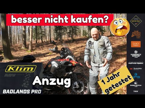 1 Jahr mit dem Klim Badlands Pro Anzug,  die ungeschminkte Wahrheit!