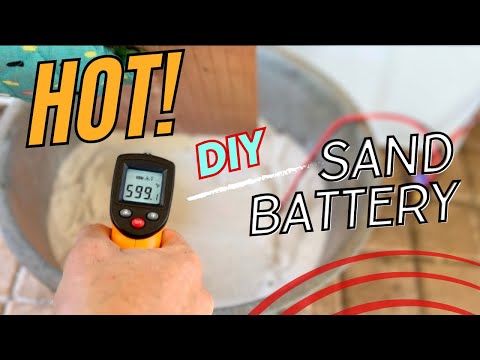 DIY Sand battery HEATER. Over 599f simple to make