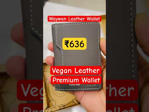 Waywen Vegan leather wallet #waywen #wallet #bifoldwallet #dualtone #premium #2025 #fashion #trend