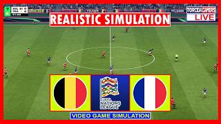BELGIUM VS FRANCE | UEFA NATIONS LEAGUE 2026/2027 | PES 2021 SIMULATION