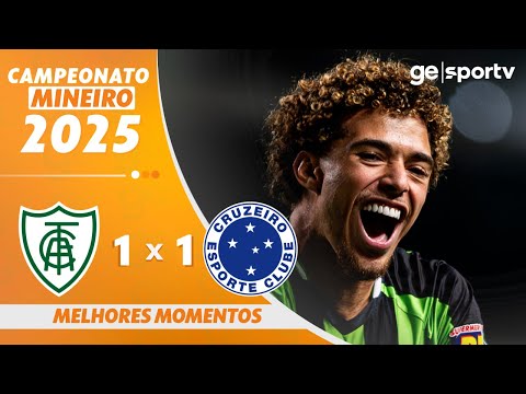 Gols e lances de América-MG x Cruzeiro
