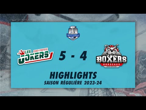 Jokers de Cergy-Pontoise 5-4 Boxers de Bordeaux - Highlights - Synerglace Ligue Magnus 2023/24