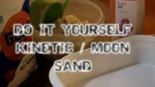 How to make Kinetic Sand Moon Sand