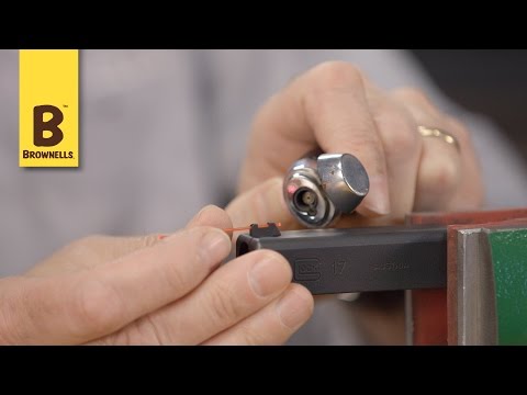 Quick Tip: How to install a fiber optic rod in front sight