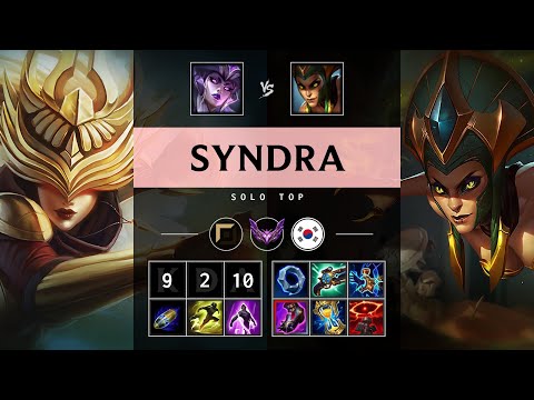 Syndra Top vs Cassiopeia - KR Master Patch 25.11