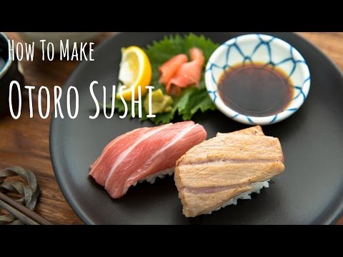 How To Make Otoro Sushi (Recipe) 大トロ寿司の作り方 (レシピ)