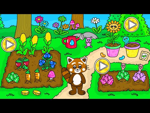 Pukkins trädgård spel del 2 - Lek och lär med Pukkins - Lek med oss - Appreview