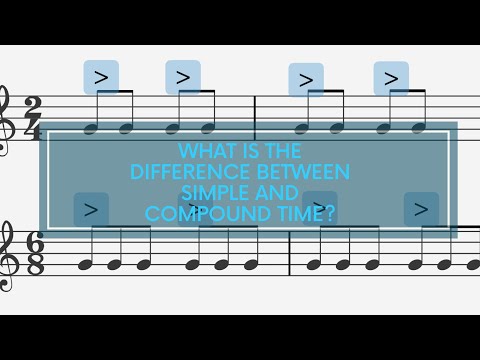 What is a simple time signature? What is a compound time signature? Find out the difference now!