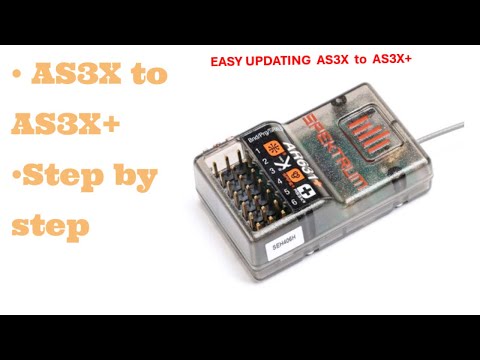 Update your Spektrum Rx from AS3X to AS3X+