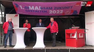 1. Mai 2022 in Frechen: Podiumsgespräch Strukturwandel mit neuem Vorzeichen