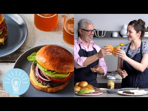 Joe Yonan's Black Bean-Chipotle Falafel Burgers | Genius Recipes