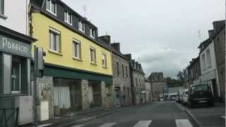 preview picture of video 'Driving Around Callac, 22160, Côtes d'Armor, Brittany, France 18th October 2012'