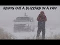 Riding out Historic California Blizzard in a Cozy Van #vanlife