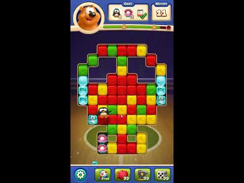 Toon Blast Level 6856 - NO BOOSTERS 🐻🐺🐱 | SKILLGAMING ✔️