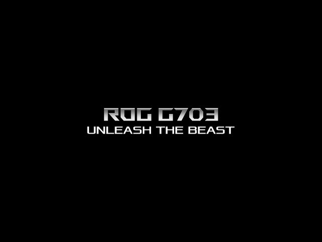 Video teaser for ROG G703 | 144Hz vs. 60Hz Refresh Rate