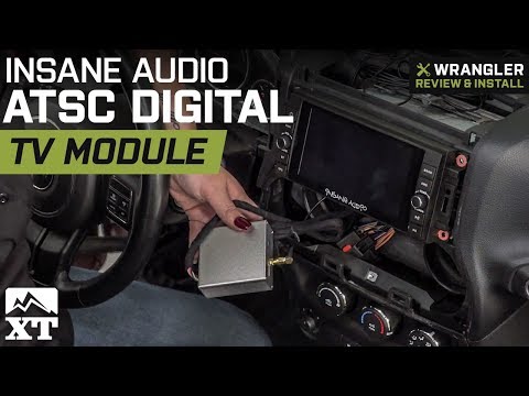 Jeep Wrangler Insane Audio ATSC Digital TV Module (1987-2018 YJ, TJ, JK & JL) Review & Install