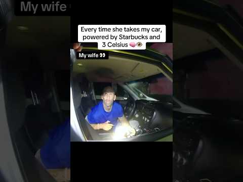 100% accurate 🤣 #wife #funny #cops #pullover #marriage #couple #police #starbucks #lol #driving