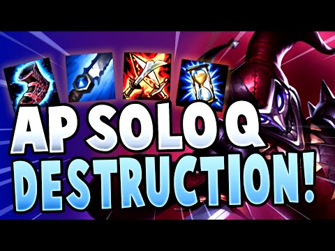 CRUSHING SOLOQ WITH AP SHACO! 18 KILLS HARD CARRY IN DIAMOND! - Eagz