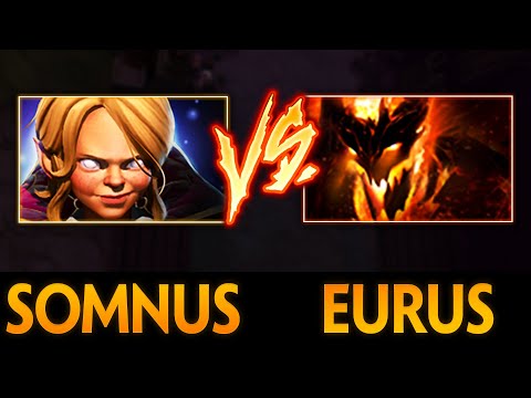 THE ELEPHANT BATTLE | EPIC SOMNUS INVOKER vs EURUS SHADOW FIEND MID | Dota 2 Invoker