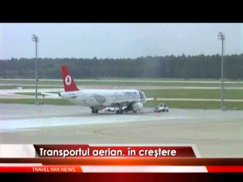 Transportul aerian, în creştere – VIDEO