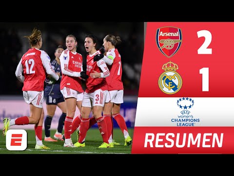LOCURA. ARSENAL REMONTA ante REAL MADRID con DOBLETE de ALESSIA RUSSO | Champions League Femenina