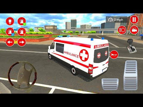Car Long American Ambulance Rescue Driving - Car Racing Simulator Android Gameplay
