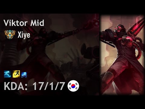 Viktor Mid vs Corki - Xiye - KR Challenger Patch 7.1