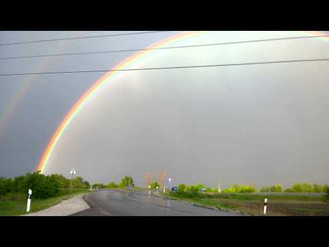 Szivárvány Nyékládháza és Emőd között 2015.05.09.