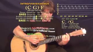 Setting the World on Fire (Kenny Chesney) Guitar Lesson Chord Chart
