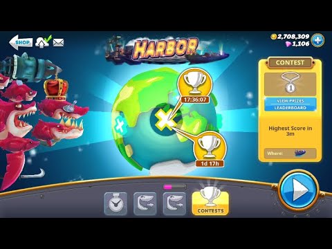 THE FRENZY! Harbor Map Live Contest - Hungry Shark World