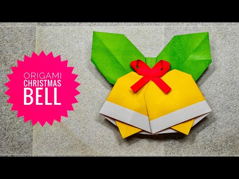Origami Bell for Decoration | Christmas Origami