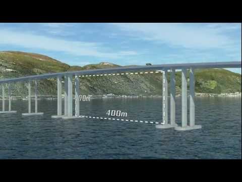 Koncepcja pionierskiej przeprawy w Norwegii