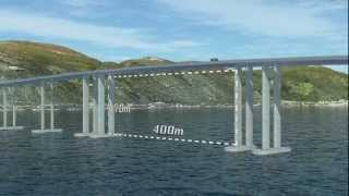 Koncepcja pionierskiej przeprawy w Norwegii