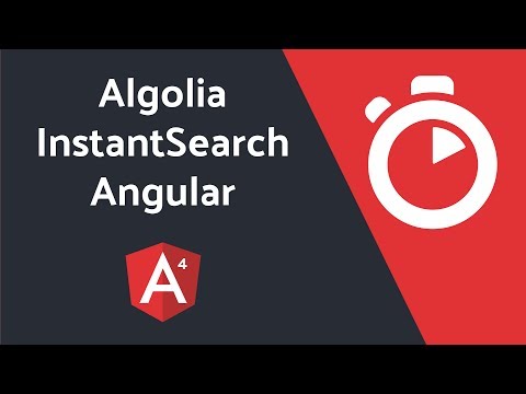 Angular 4 Full Text Search with Algolia - Part 1