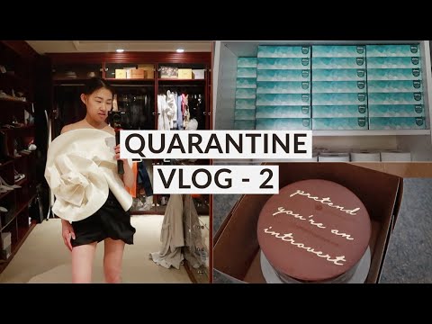 QUARANTINE VLOG 2: ORGANIZING AT HOME, DESIGNER UNBOXINGS, HIKING & WHAT I EAT | JAIME XIE