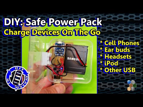 Make Portable Power Pack for Cell Phones and Other Devices