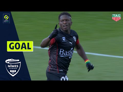 Goal Moussa KONE (11' - NÎMES OLYMPIQUE) STADE BRESTOIS 29 - NÎMES OLYMPIQUE (1-1) 20/21