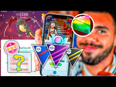 CHARIZARD 100% SHINY LEVEL 50 INVICTO NA MASTER LEAGUE - POKÉMON GO | Cris |
