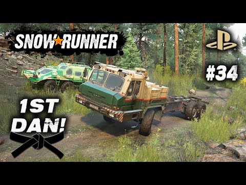 SNOWRUNNER /ON PS4/ #34 /1st DAN/ QUARRY Russia GAMEPLAY.