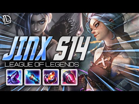 JINX MONTAGE - BEST JINX S14 | Ez LoL Plays #961