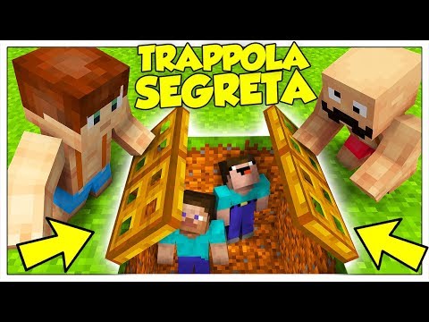 COME CREARE LA MIGLIORE TRAPPOLA PER I GIOCATORI! - Minecraft ITA